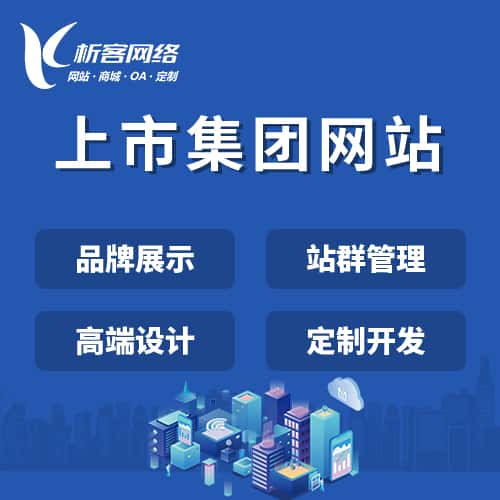 厦门上市集团网站定制