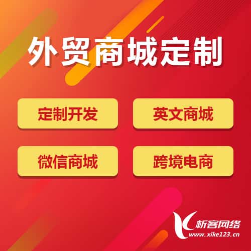 厦门外贸商城定制