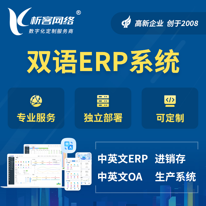 厦门双语ERP系统